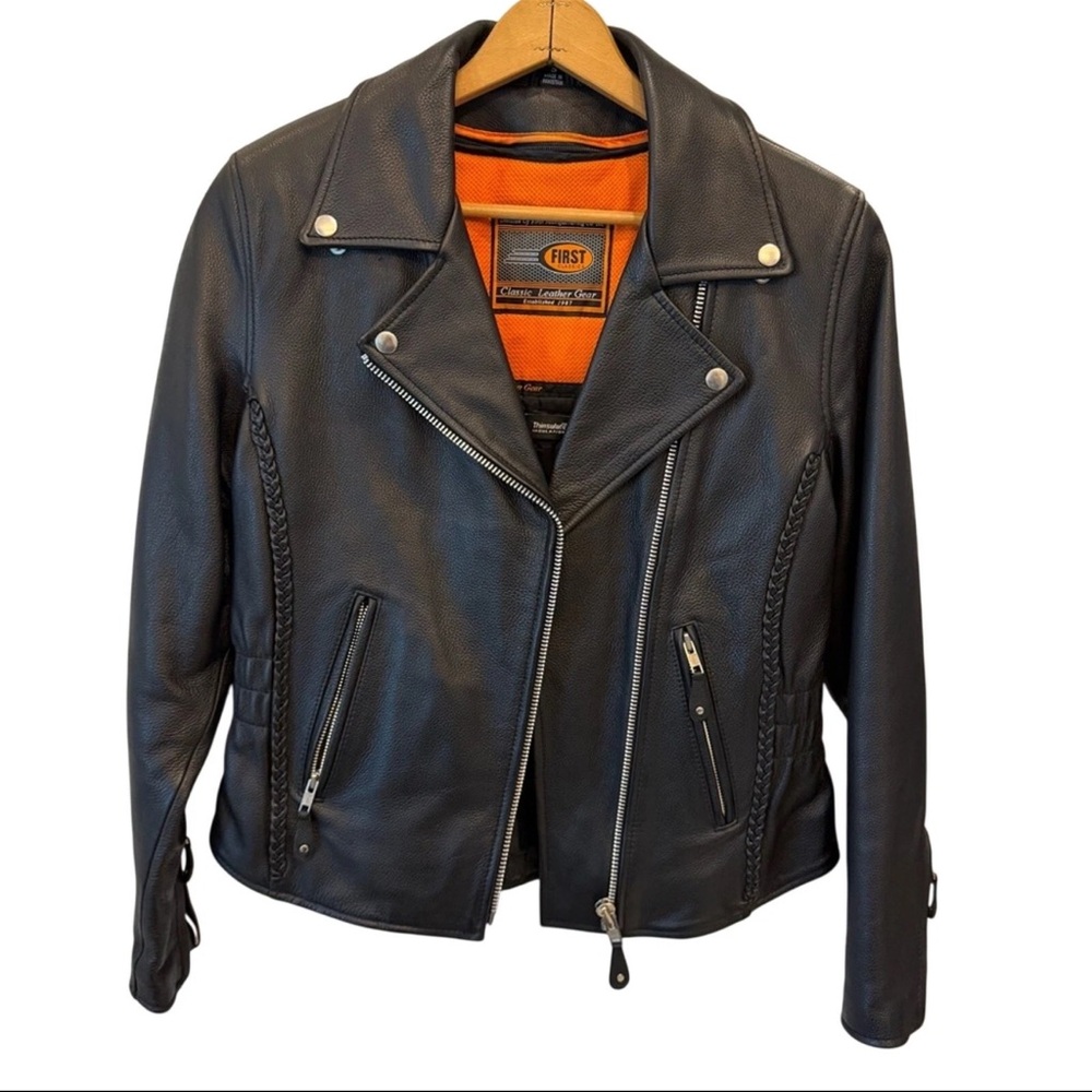 First Classics Premium Leather Biker Jacket
